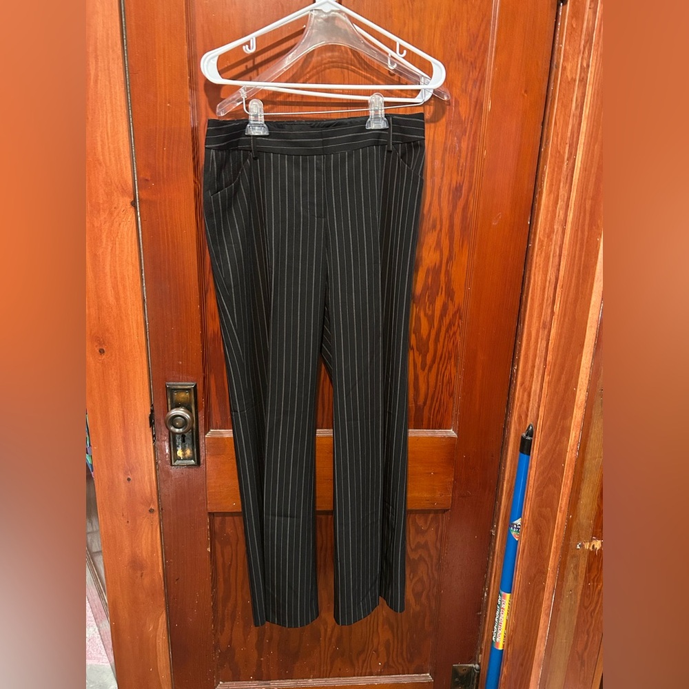 Vintage Y2K black and white pin striped A. Byer pants